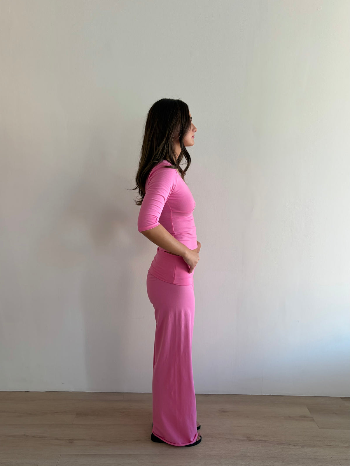 Fold Over Pants (Pink)