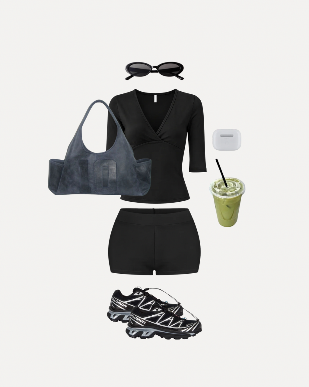 3/4 Sleeve Top (Black)