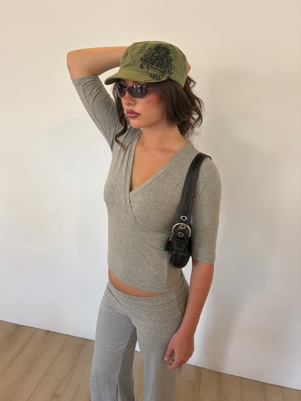Fold Over Pants (Grey)