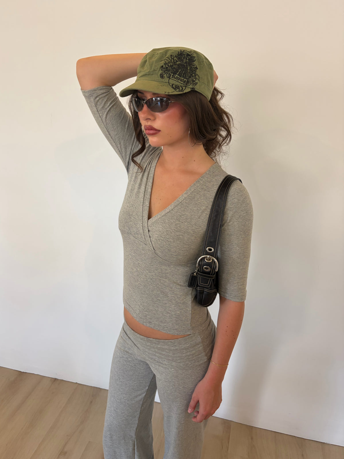 Fold Over Pants (Grey)
