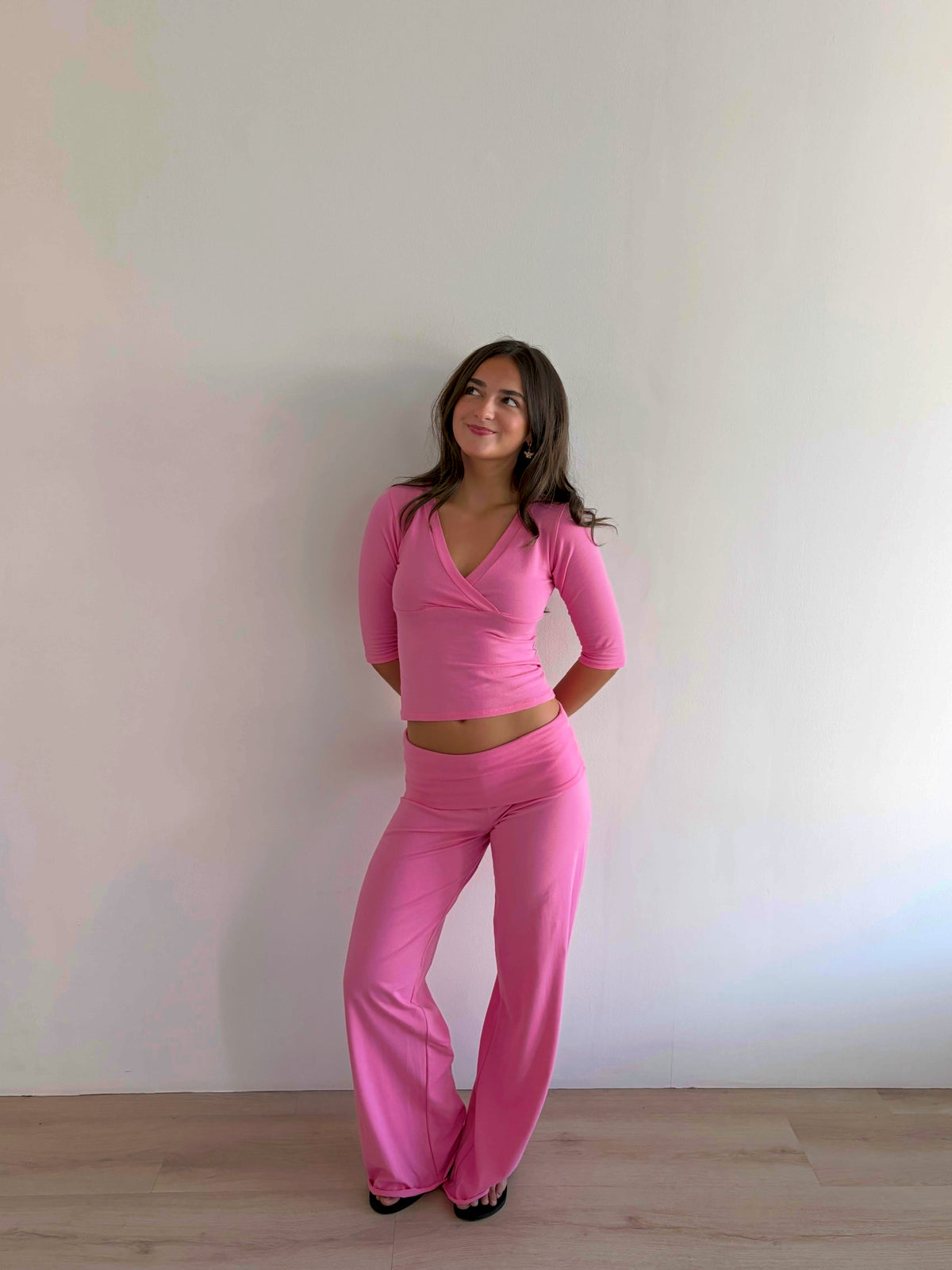 Fold Over Pants (Pink)